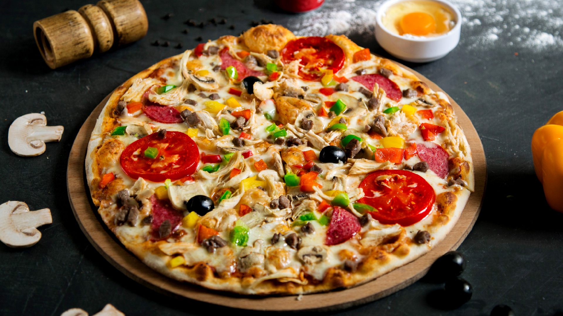 Mixed-pizza